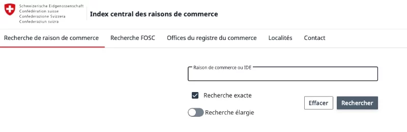 recherche code noga zefix